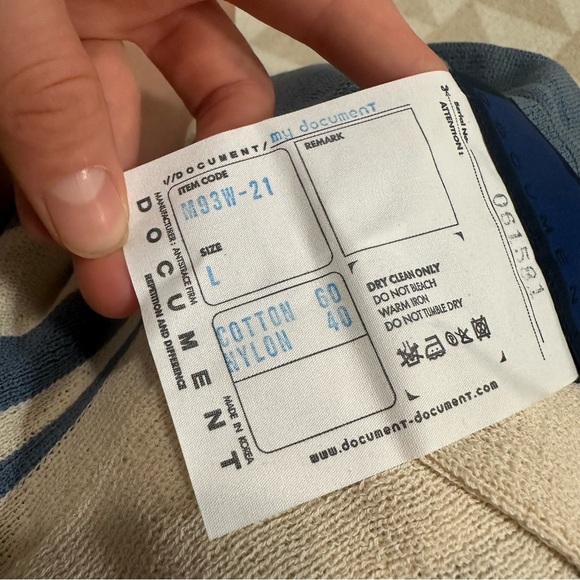 Document
Intarsia Knitting Stripe Sweater in Blue - Picture 6 of 8